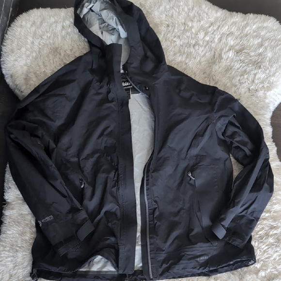 REI Jackets & Blazers - REI Black Raincoat with Hood